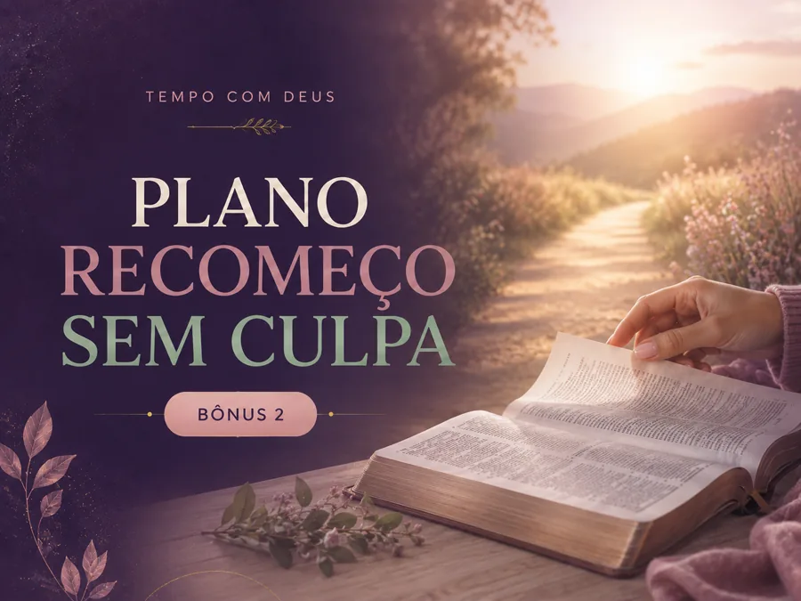 Capa do bônus PLANO RECOMEÇO SEM CULPA